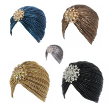 UNIQ Designer rhinestone flatback headband ribbed headbands ladies Head Band Tie for Women